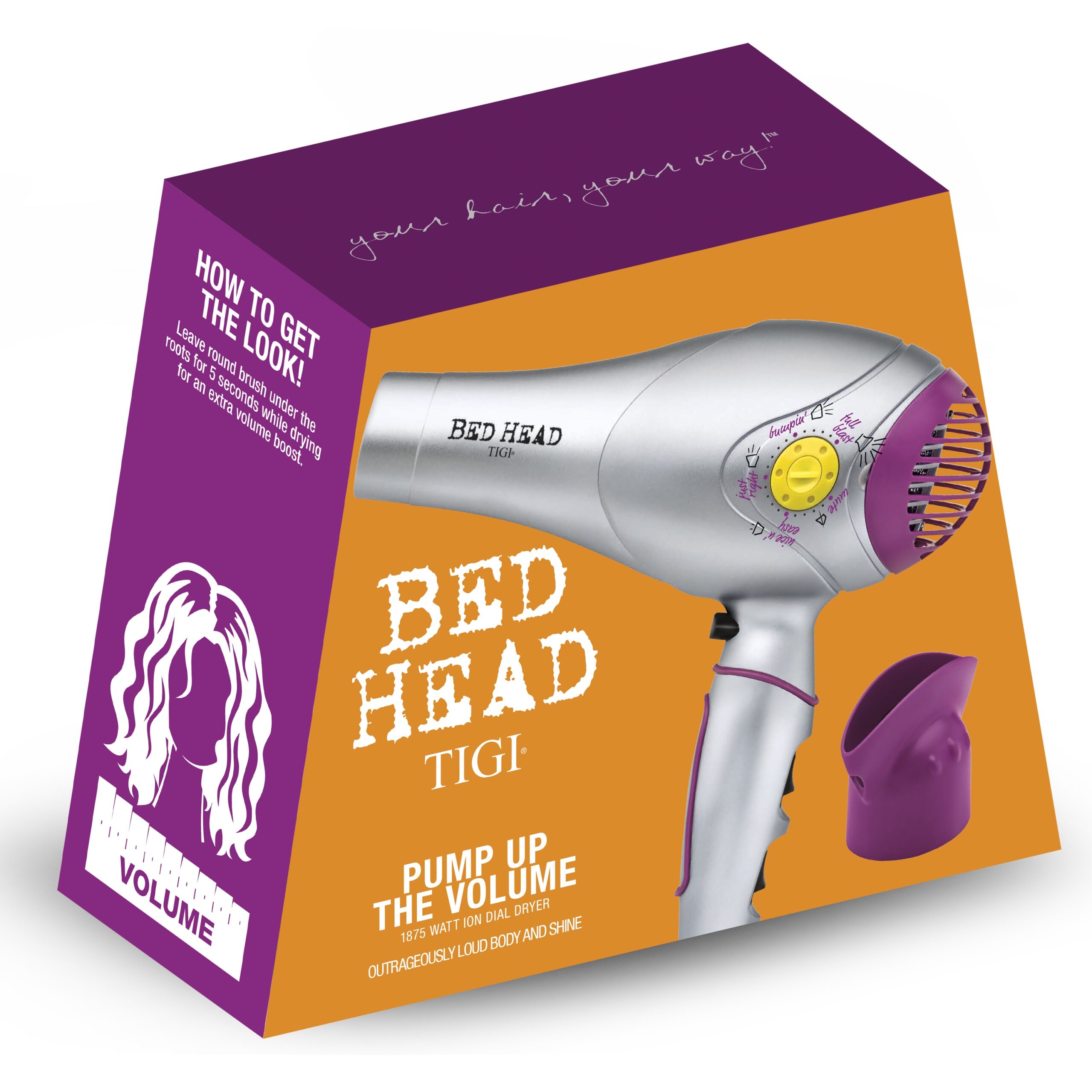 Bed Head Pump Up The Volume 1875 Watt Ion Dial Dryer - Bedhead Styling
